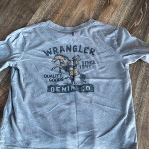 Wrangler Gray Kids Graphic Tee